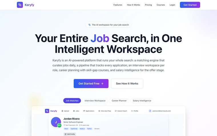 Karyfy interface